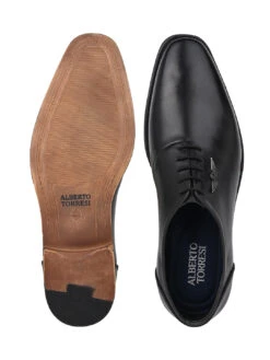 Black Leather Lace Up Shoes For Men With Sneaker Footpad 14 Black Leather Lace Up Shoes For Men With Sneaker Footpad -Urban Shoes Store 04 2 8741a3c3 7262 4003 9391 4bb89ca99a09