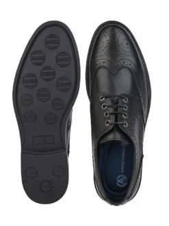 Alberto Torresi Genuine Leather Black Formal Brogue Shoes -Urban Shoes Store 05 2