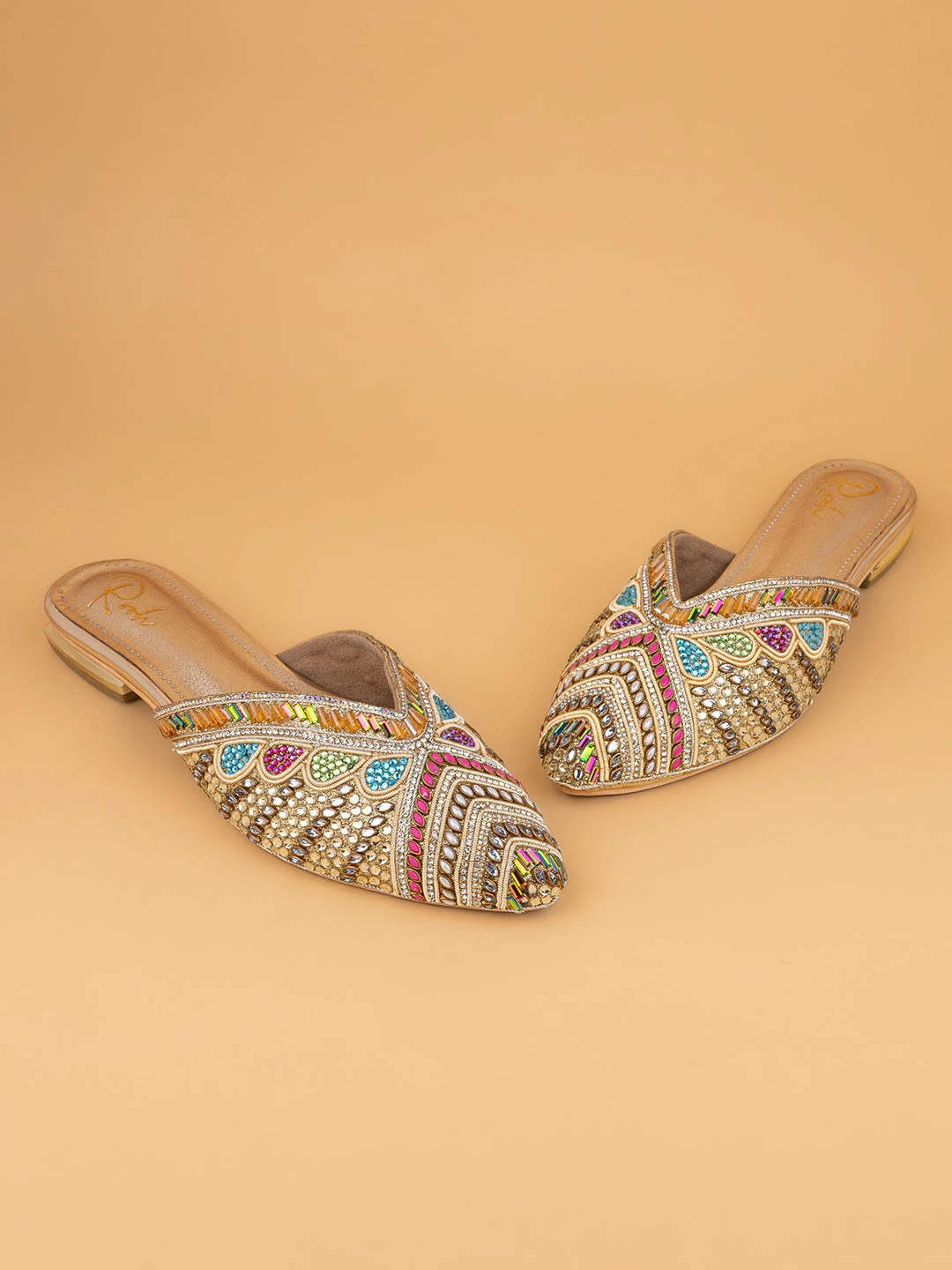 Alberto Torresi Party Wear Synthetic Heels With TPR Sole 2 Alberto Torresi Party Wear Synthetic Heels With TPR Sole - Image 2