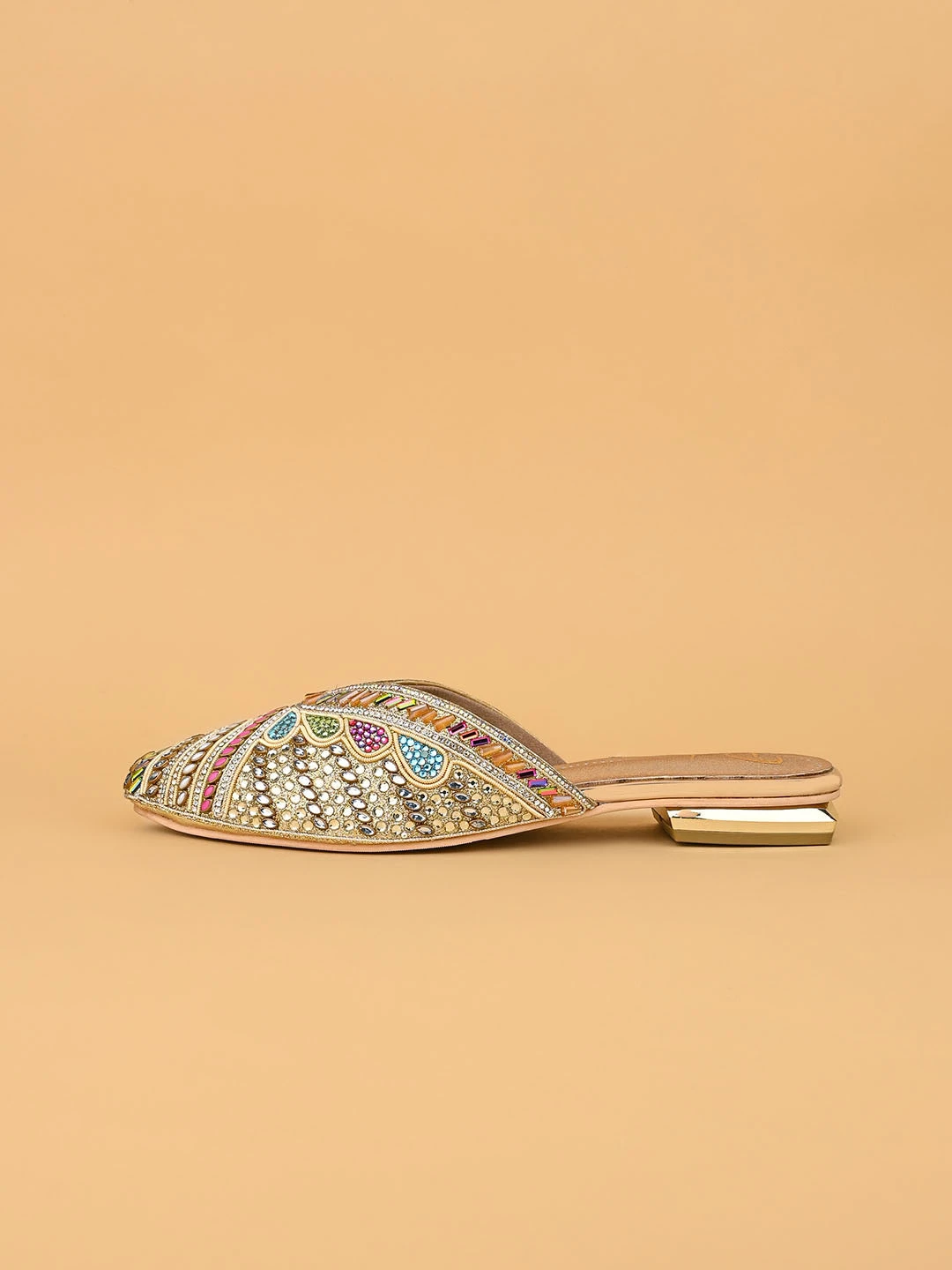 Alberto Torresi Party Wear Synthetic Heels With TPR Sole 3 Alberto Torresi Party Wear Synthetic Heels With TPR Sole - Image 3