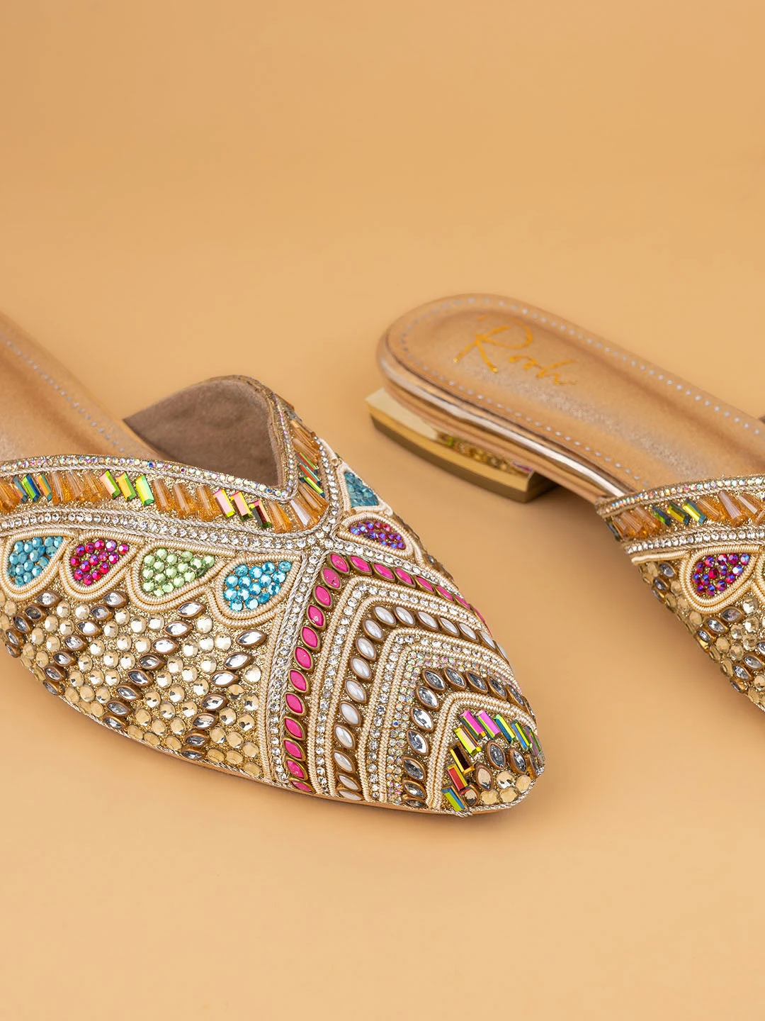 Alberto Torresi Party Wear Synthetic Heels With TPR Sole 7 Alberto Torresi Party Wear Synthetic Heels With TPR Sole - Image 7