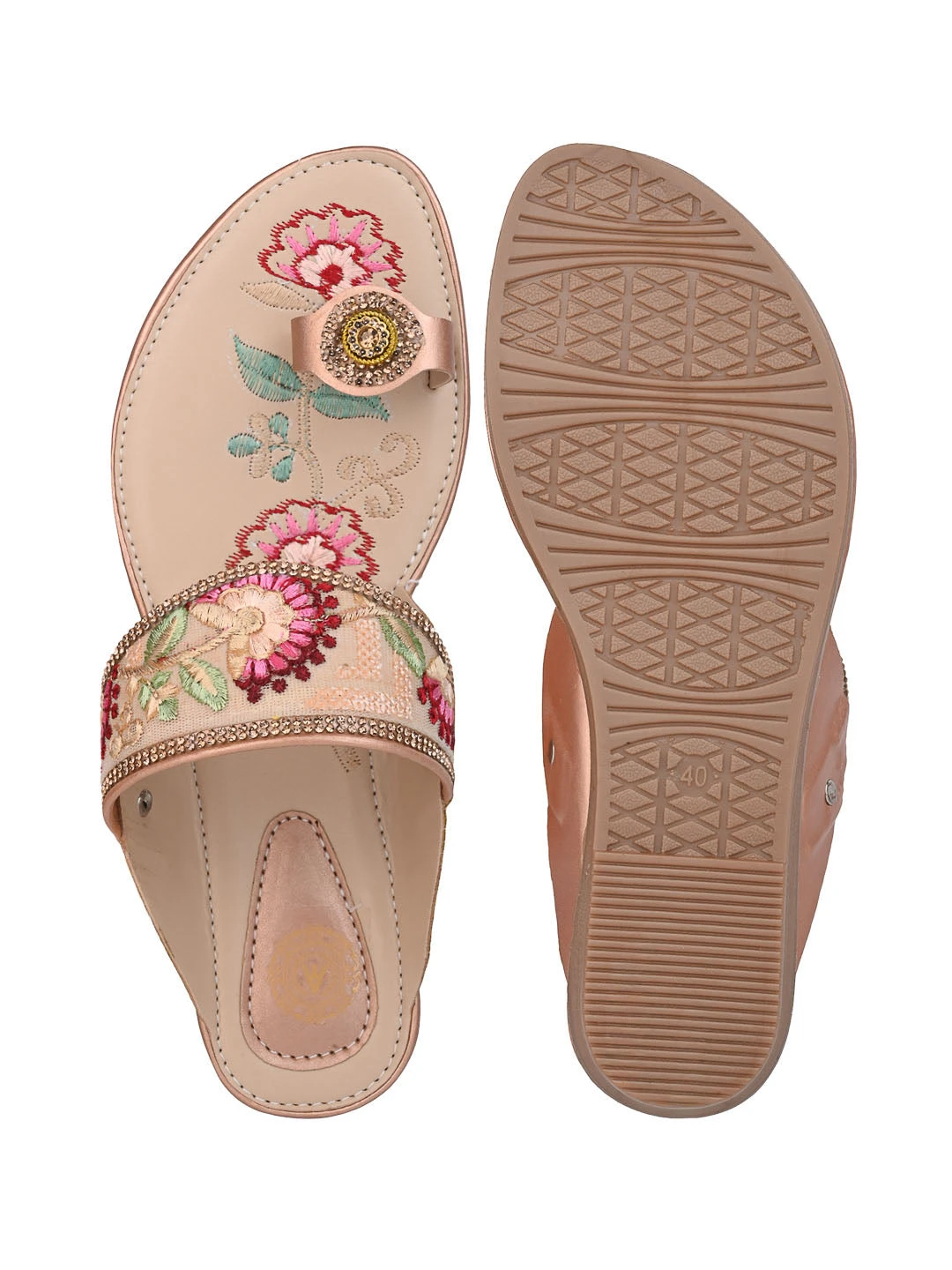 Alberto Torresi Women’s Embroidered Ethnic Sandals 5 Alberto Torresi Women’s Embroidered Ethnic Sandals - Image 5