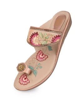 Alberto Torresi Women’s Embroidered Ethnic Sandals 14 Alberto Torresi Women’s Embroidered Ethnic Sandals -Urban Shoes Store 1007 BAIGE 6