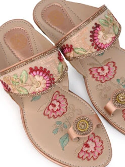 Alberto Torresi Women’s Embroidered Ethnic Sandals 16 Alberto Torresi Women’s Embroidered Ethnic Sandals -Urban Shoes Store 1007 BAIGE 8