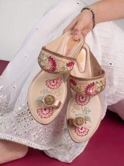 Alberto Torresi Women’s Embroidered Ethnic Sandals 17 Alberto Torresi Women’s Embroidered Ethnic Sandals -Urban Shoes Store 1007 BAIGE 9