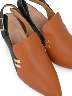 Alberto Torresi Women’s Tan & Black Slingback Block Heels 13 Alberto Torresi Women’s Tan & Black Slingback Block Heels -Urban Shoes Store 1020 TAN 7