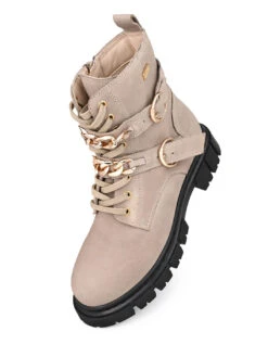 Alberto Torresi Women’s Chunky Sole Ankle Boots With Chain 12 Alberto Torresi Women’s Chunky Sole Ankle Boots With Chain -Urban Shoes Store 1040 BAIGE 5