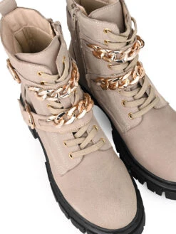 Alberto Torresi Women’s Chunky Sole Ankle Boots With Chain 14 Alberto Torresi Women’s Chunky Sole Ankle Boots With Chain -Urban Shoes Store 1040 BAIGE 7