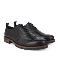 Alberto Torresi LatestBlack Brogue Shoes With Padded Insole -Urban Shoes Store 1 2 63a0b904 336c 4b30 99d0 7ccaaf579ea5
