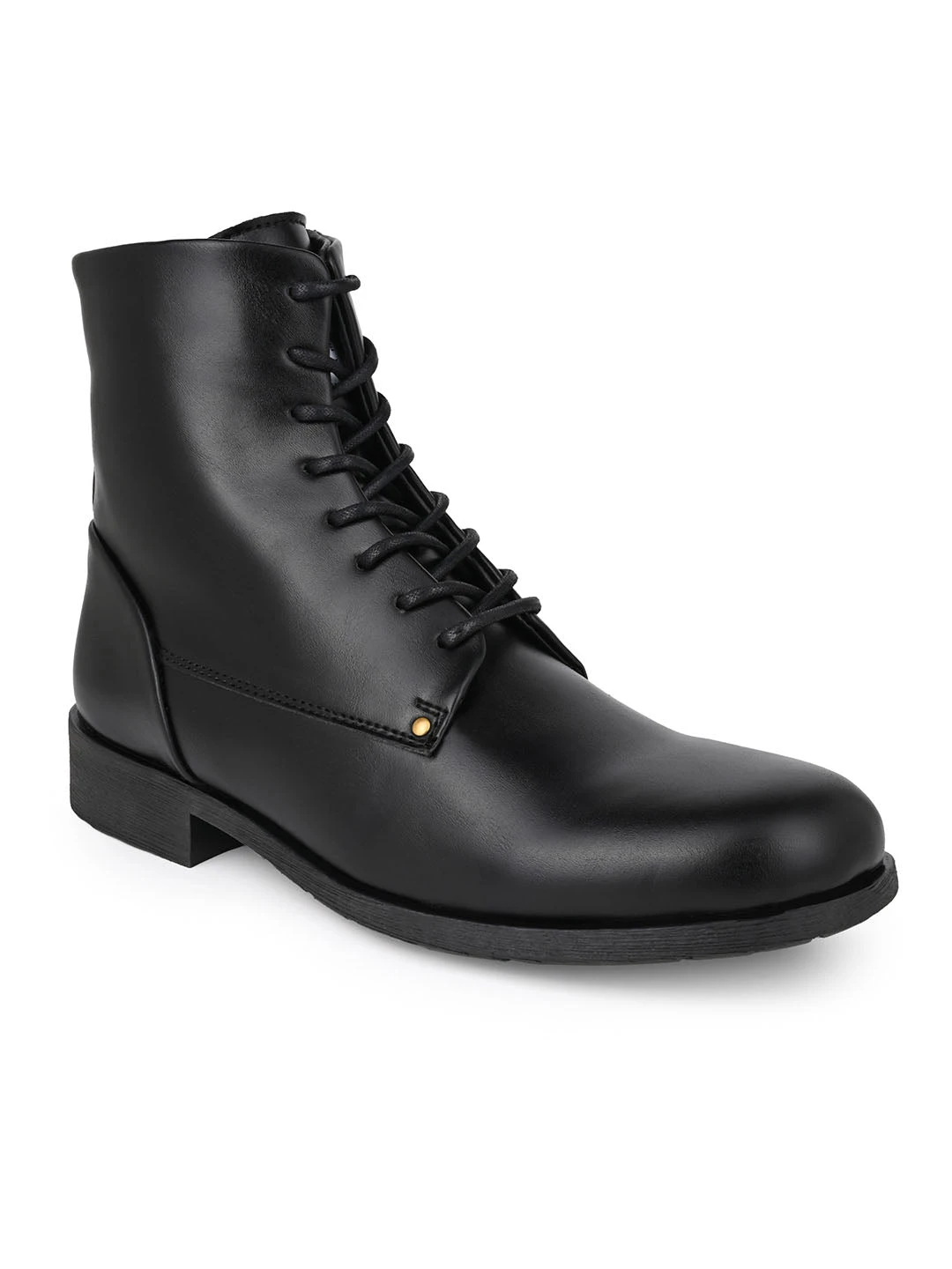 Alberto Torresi Barcus Series 111 Faux Black Leather Long Boots 1 Alberto Torresi Barcus Series 111 Faux Black Leather Long Boots