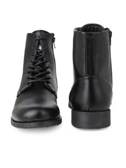Alberto Torresi Barcus Series 111 Faux Black Leather Long Boots 11 Alberto Torresi Barcus Series 111 Faux Black Leather Long Boots -Urban Shoes Store 40111 BLACK 5