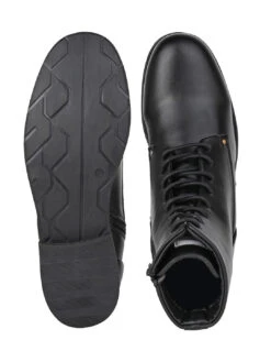 Alberto Torresi Barcus Series 111 Faux Black Leather Long Boots 12 Alberto Torresi Barcus Series 111 Faux Black Leather Long Boots -Urban Shoes Store 40111 BLACK 6