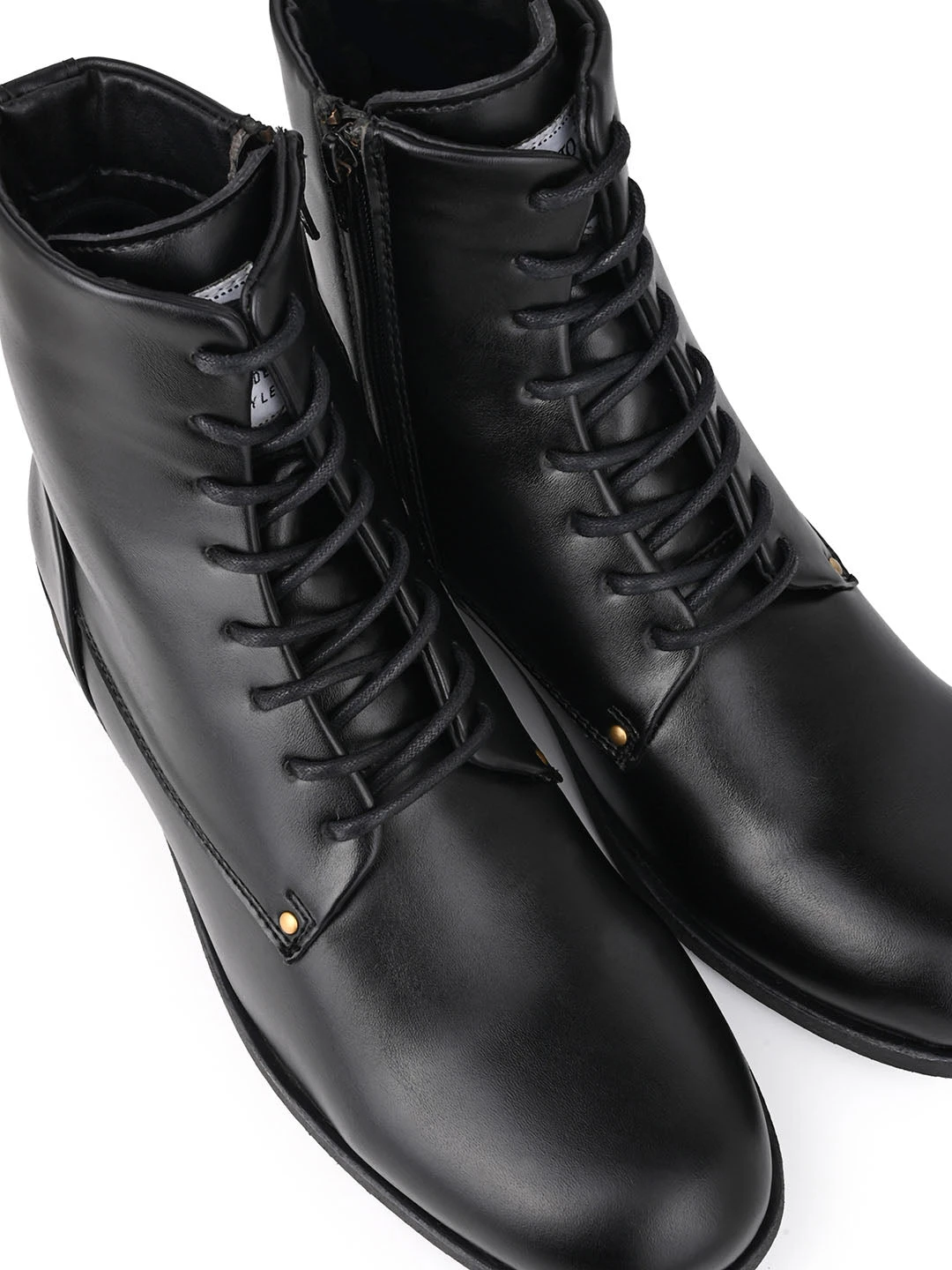 Alberto Torresi Barcus Series 111 Faux Black Leather Long Boots 7 Alberto Torresi Barcus Series 111 Faux Black Leather Long Boots - Image 7