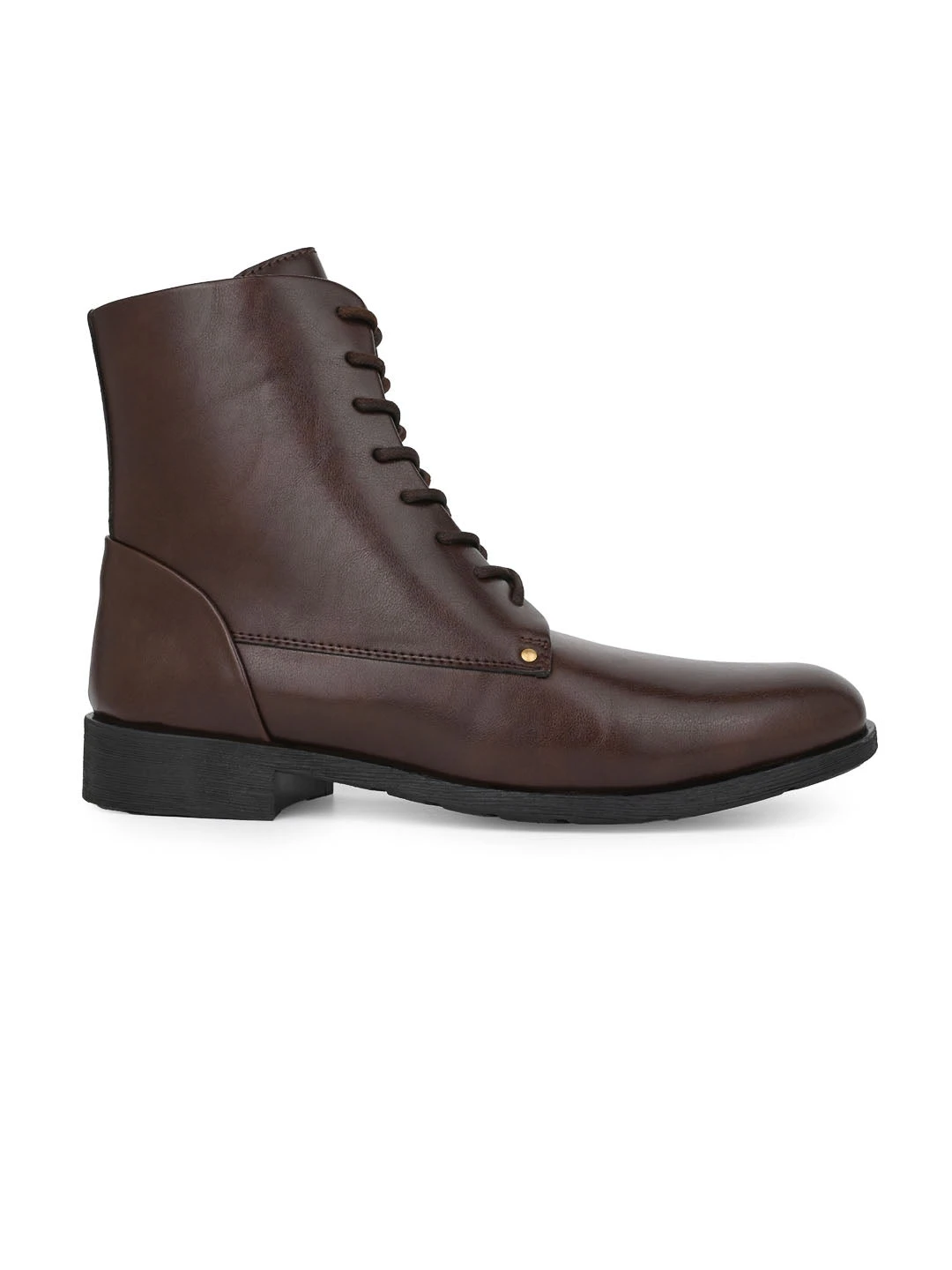 Alberto Torresi Barcus Series 111 Faux Brown Leather Long Boots 4 Alberto Torresi Barcus Series 111 Faux Brown Leather Long Boots - Image 4
