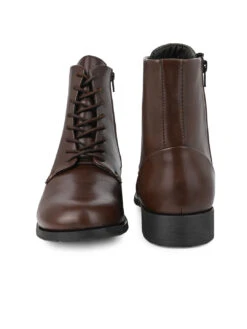 Alberto Torresi Barcus Series 111 Faux Brown Leather Long Boots 13 Alberto Torresi Barcus Series 111 Faux Brown Leather Long Boots -Urban Shoes Store 40111 BROWN 5