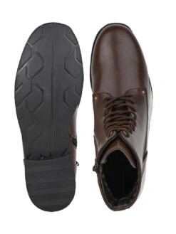 Alberto Torresi Barcus Series 111 Faux Brown Leather Long Boots 14 Alberto Torresi Barcus Series 111 Faux Brown Leather Long Boots -Urban Shoes Store 40111 BROWN 6