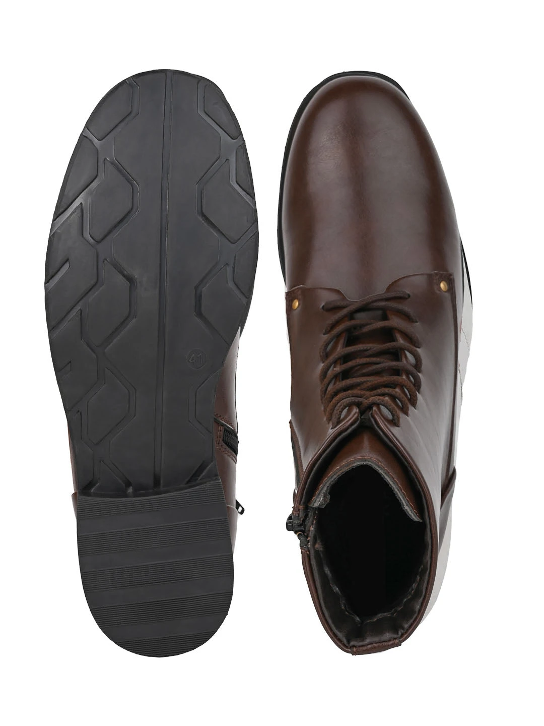 Alberto Torresi Barcus Series 111 Faux Brown Leather Long Boots 7 Alberto Torresi Barcus Series 111 Faux Brown Leather Long Boots - Image 7