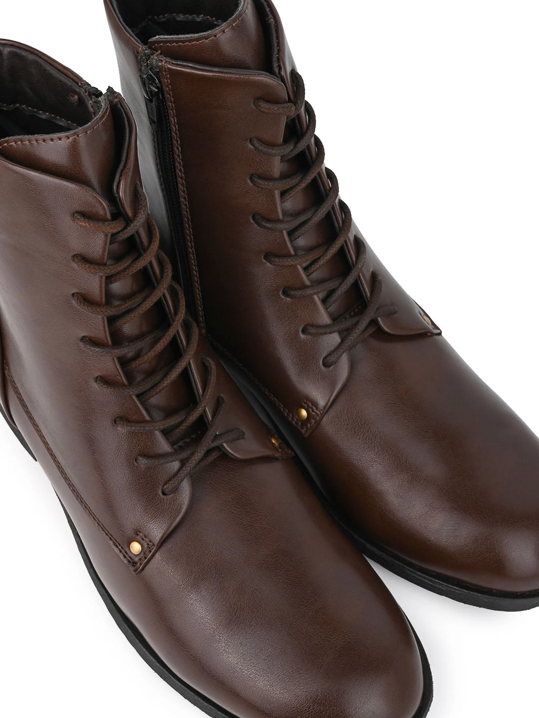 Alberto Torresi Barcus Series 111 Faux Brown Leather Long Boots 8 Alberto Torresi Barcus Series 111 Faux Brown Leather Long Boots - Image 8
