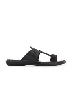 Alberto Torresi Men's Black Kolhapuri Thong Slipper 12 Alberto Torresi Men's Black Kolhapuri Thong Slipper -Urban Shoes Store 59264 BLACK 3