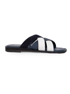 Alberto Torresi MenBlue Slippers -Urban Shoes Store 59269 WHITE BLUE 3 d7d7438d e724 43c5 830a aed0ea5c8710