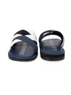 Alberto Torresi MenBlue Slippers -Urban Shoes Store 59269 WHITE BLUE 6 33fe603b 4e92 49aa a381 d34ef39b9911