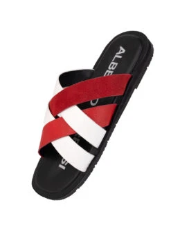 Alberto Torresi Men Red Slippers 11 Alberto Torresi Men Red Slippers -Urban Shoes Store 59269 WHITE RED 4 740bcbd5 a73b 4030 8600 4f402b57c6d2
