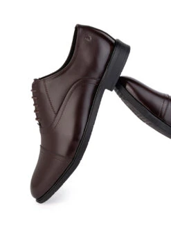 Alberto Torresi Men’s Brown Synthetic Oxford Shoes -Urban Shoes Store 59349 BROWN 5