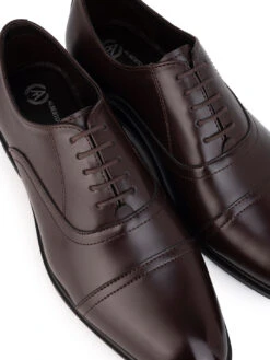 Alberto Torresi Men’s Brown Synthetic Oxford Shoes -Urban Shoes Store 59349 BROWN 6