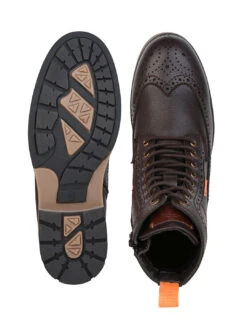 Aberto Torresi Sabastian Brouge High Tops Series 36 Boots For Men -Urban Shoes Store 62337 BROWN 6