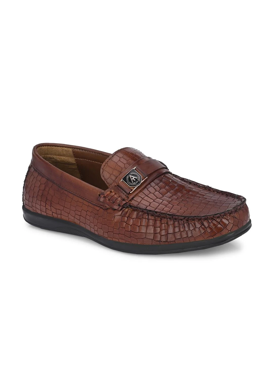 Genuine Leather Textured Impact Technolog Slip On 2 Genuine Leather Textured Impact Technolog Slip On - Image 2