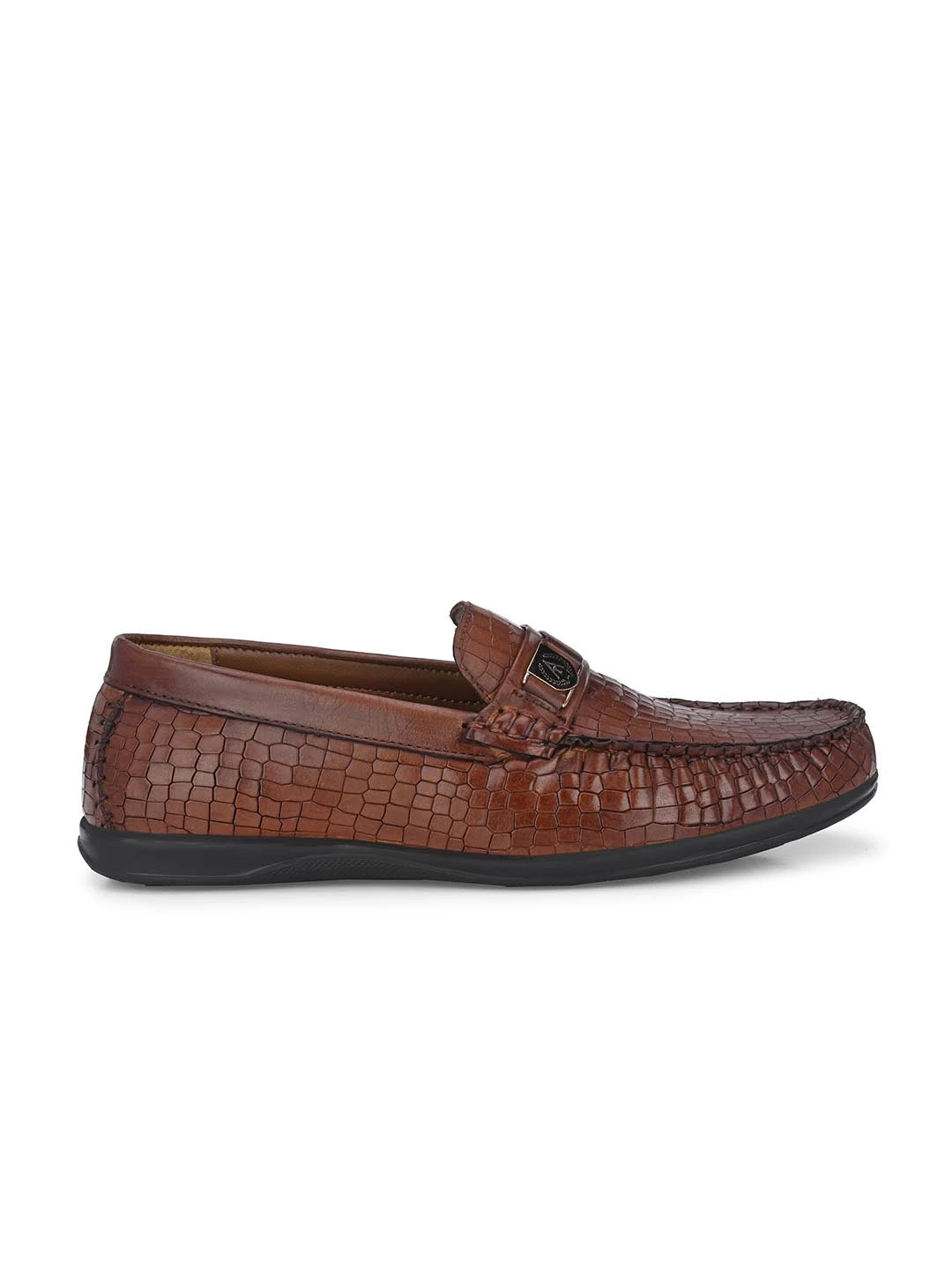 Genuine Leather Textured Impact Technolog Slip On 3 Genuine Leather Textured Impact Technolog Slip On - Image 3