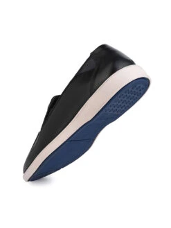 Alberto Torresi Mild Leather Alpha Male Loafer With Sneaker Comfort Padding And Leather Upper 9 Alberto Torresi Mild Leather Alpha Male Loafer With Sneaker Comfort Padding And Leather Upper -Urban Shoes Store 66727 BLACK 3