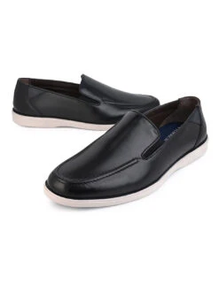 Alberto Torresi Mild Leather Alpha Male Loafer With Sneaker Comfort Padding And Leather Upper 11 Alberto Torresi Mild Leather Alpha Male Loafer With Sneaker Comfort Padding And Leather Upper -Urban Shoes Store 66727 BLACK 5