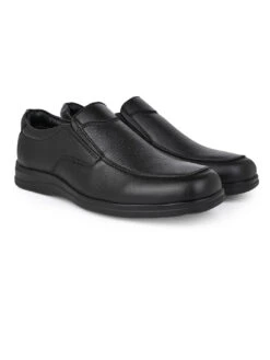 Alberto Torresi Broad Fit BlackLeather Formal Shoes|Durable, Stylish & Perfect For Work -Urban Shoes Store 66750 BLACK 2
