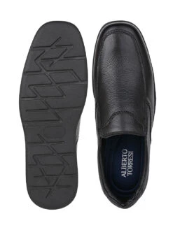 Alberto Torresi Broad Fit BlackLeather Formal Shoes|Durable, Stylish & Perfect For Work -Urban Shoes Store 66750 BLACK 6