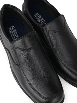 Alberto Torresi Broad Fit BlackLeather Formal Shoes|Durable, Stylish & Perfect For Work -Urban Shoes Store 66750 BLACK 7