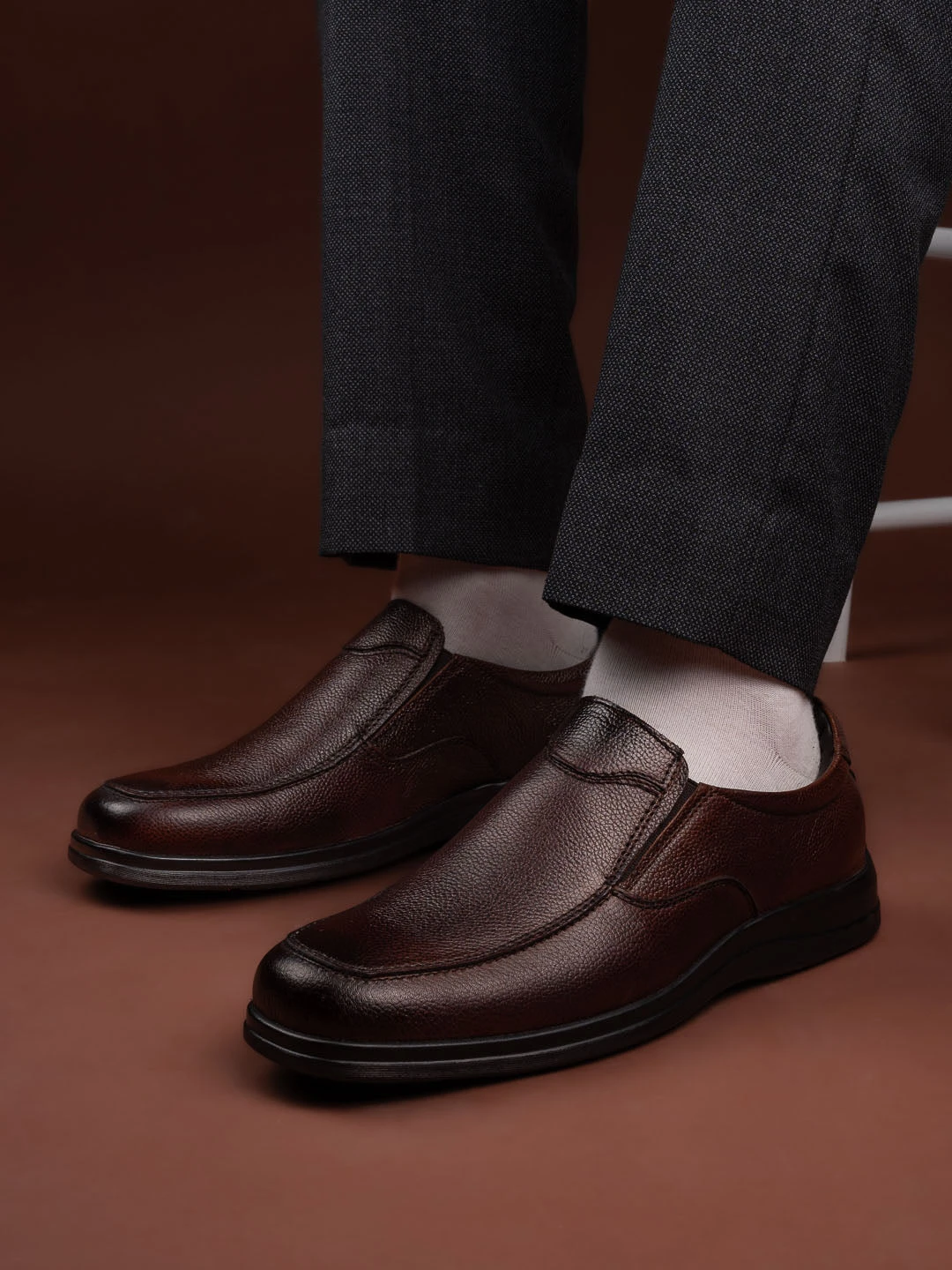 Alberto Torresi Broad FitBrown Leather Formal Shoes|Durable, Stylish & Perfect For Work 1 Alberto Torresi Broad FitBrown Leather Formal Shoes|Durable, Stylish & Perfect For Work