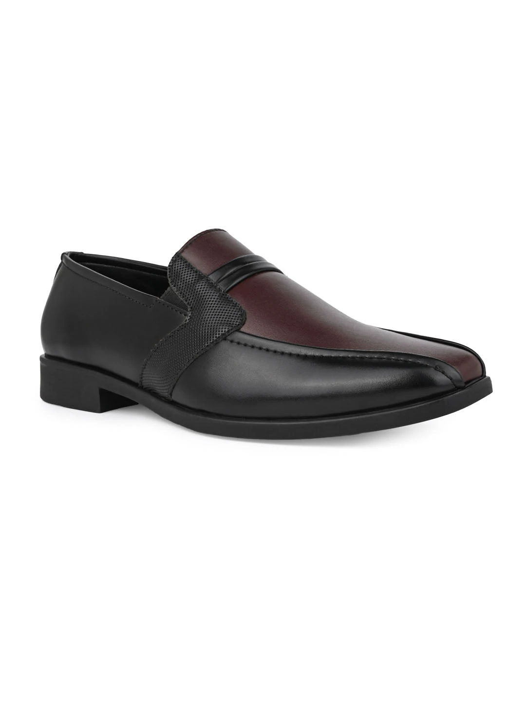 Alberto Torresi Office Edition Black Bordo Faux Leather Slip On 800 2 Alberto Torresi Office Edition Black Bordo Faux Leather Slip On 800 - Image 2