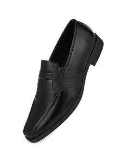 Alberto Torresi Office Edition Black Faux Leather Slip On 800 12 Alberto Torresi Office Edition Black Faux Leather Slip On 800 -Urban Shoes Store 66800 BLACK 4