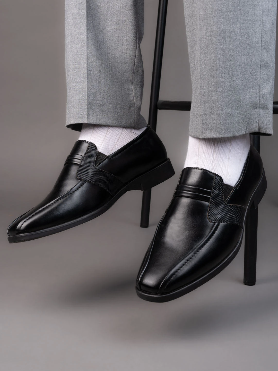 Alberto Torresi Office Edition Black Faux Leather Slip On 800 1 Alberto Torresi Office Edition Black Faux Leather Slip On 800