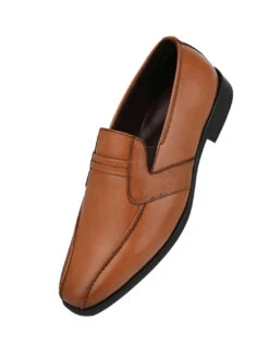 Alberto Torresi Office Edition Tan Faux Leather Slip On 800 -Urban Shoes Store 66800 TAN 4