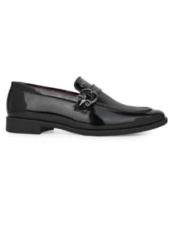 Alberto Torresi Office Edition Black PatentFaux Leather Monk Slip On 801 -Urban Shoes Store 66801 BLACK PATENT 3