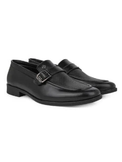 Alberto Torresi Office Edition Black Faux Leather Monk Slip On 801 10 Alberto Torresi Office Edition Black Faux Leather Monk Slip On 801 -Urban Shoes Store 66801 BLACK 2