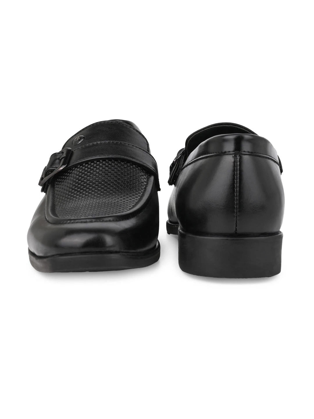 Alberto Torresi Office Edition Black Faux Leather Monk Slip On 801 6 Alberto Torresi Office Edition Black Faux Leather Monk Slip On 801 - Image 6