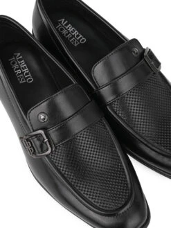 Alberto Torresi Office Edition Black Faux Leather Monk Slip On 801 15 Alberto Torresi Office Edition Black Faux Leather Monk Slip On 801 -Urban Shoes Store 66801 BLACK 7