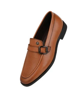 Alberto Torresi Office Edition Tan Faux Leather Monk Slip On 801 -Urban Shoes Store 66801 TAN 4