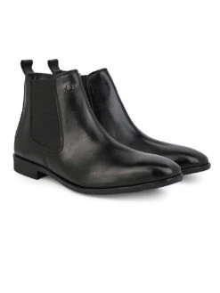 Alberto Torresi Men’s Leather Chelsea Boots In Black 10 Alberto Torresi Men’s Leather Chelsea Boots In Black -Urban Shoes Store 66807 BLACK 2