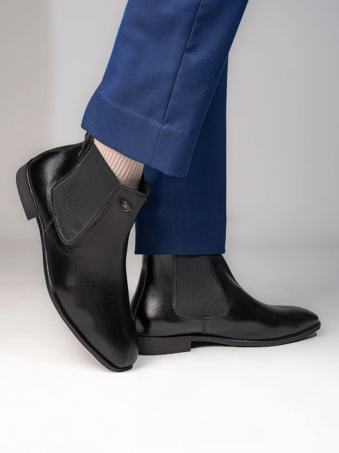 Alberto Torresi Men’s Leather Chelsea Boots In Black 1 Alberto Torresi Men’s Leather Chelsea Boots In Black