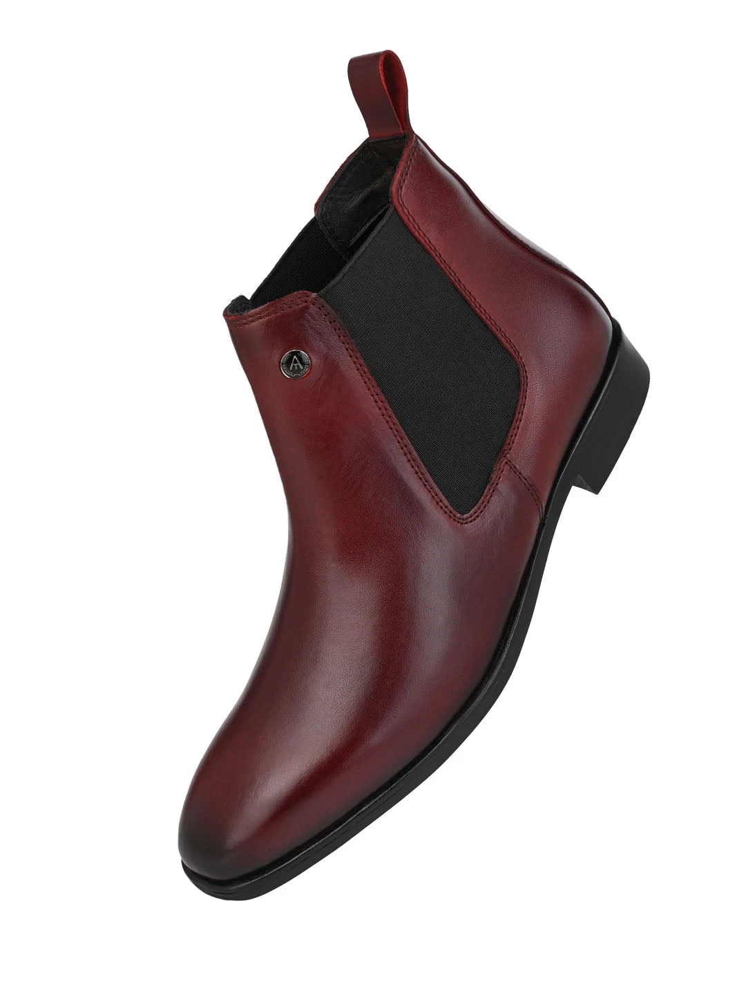 Alberto Torresi Men’sLeather Chelsea Boots In Burgundy In Bordo 5 Alberto Torresi Men’sLeather Chelsea Boots In Burgundy In Bordo - Image 5