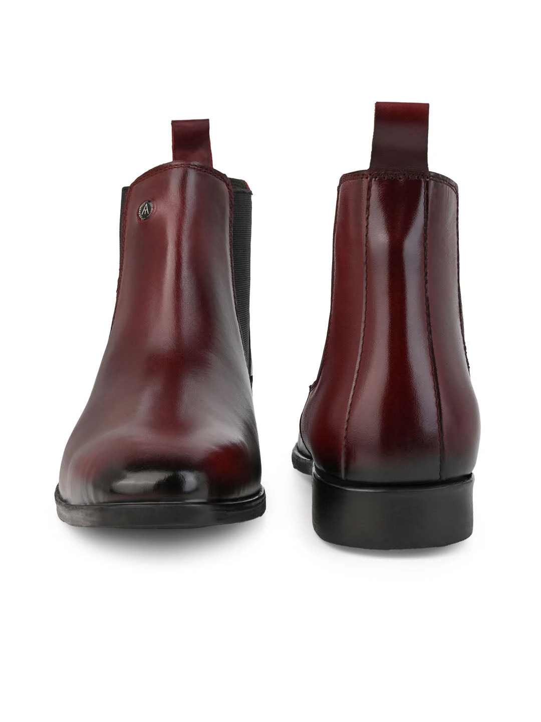 Alberto Torresi Men’sLeather Chelsea Boots In Burgundy In Bordo 7 Alberto Torresi Men’sLeather Chelsea Boots In Burgundy In Bordo - Image 7